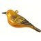 Cobane Studio COBANEC421 Warbler Ornament- Yellow